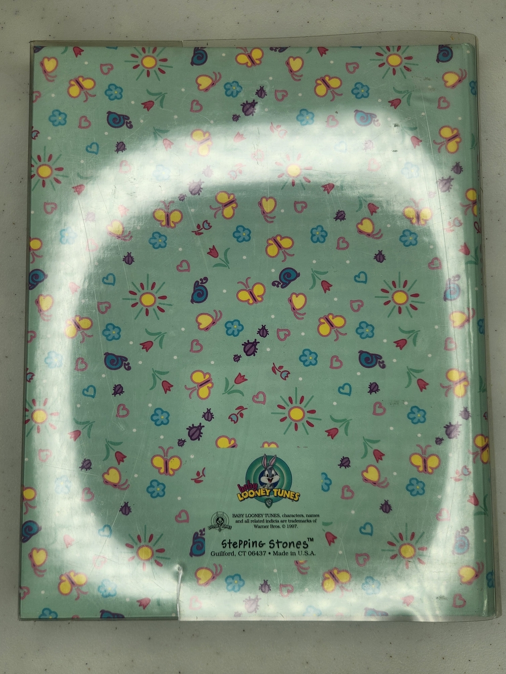 Vintage 1997 Baby Looney Tunes Baby Book UNUSED First Five Years Bugs Bunny - Picture 2 of 9